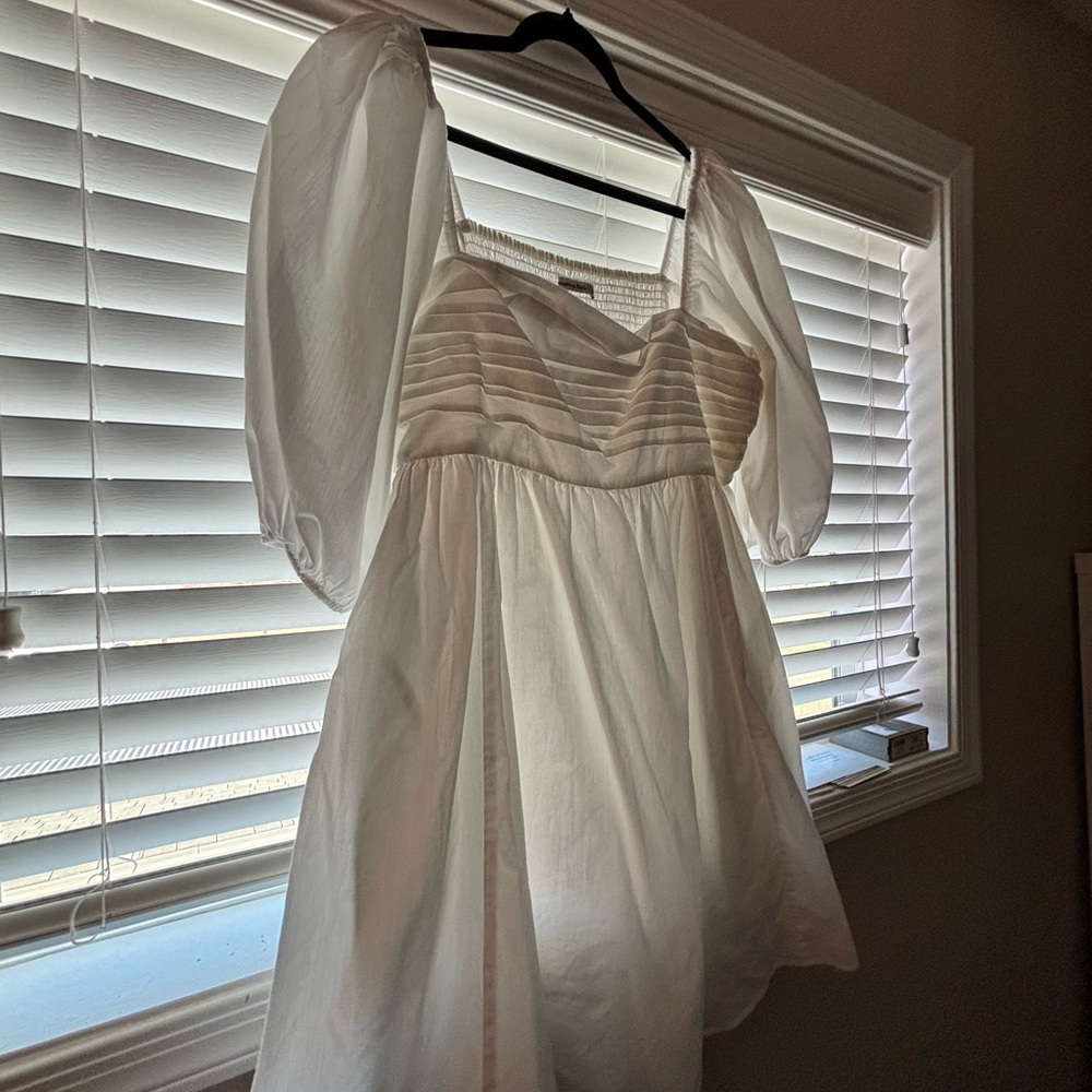 White Abercrombie Emerson Dress
